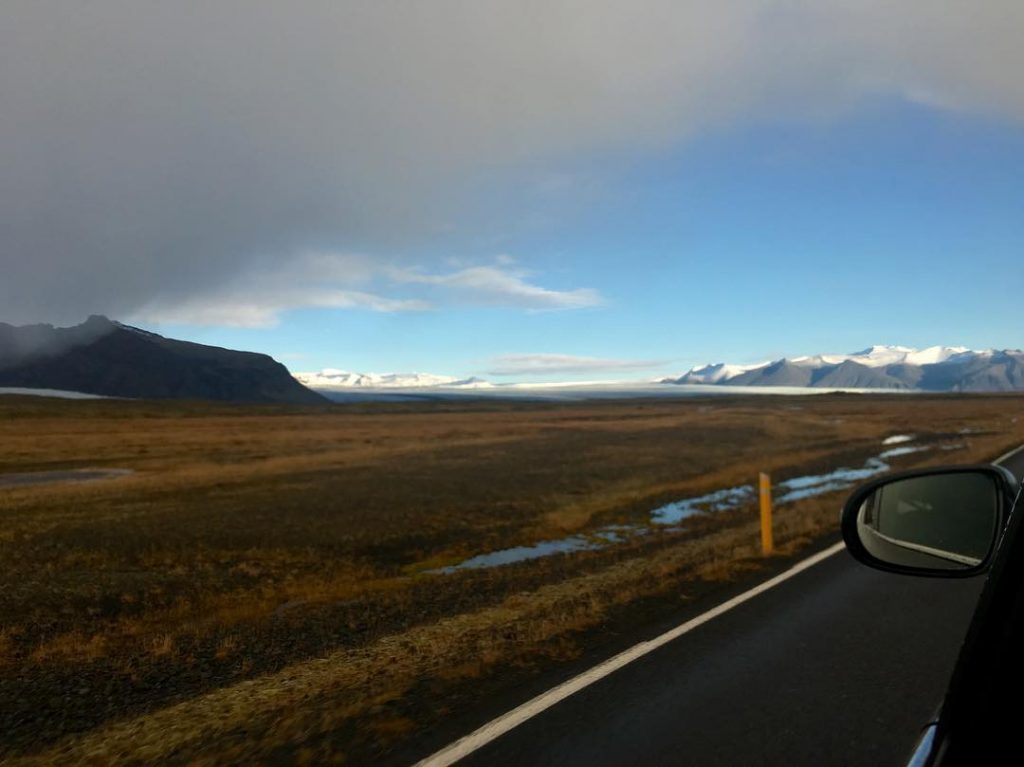 A glimpse of Yes, I saw it true. Burnt grass covered with grey clouds&hellip;