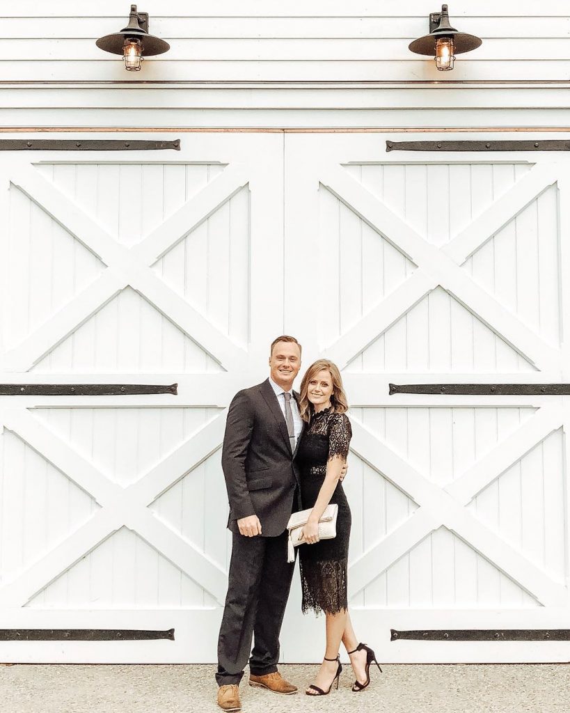 My handsome date last night for the beautiful wedding of Nick and Kelly. ️&hellip;
