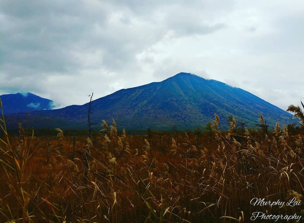 Hiking at Odashirogahara, Nikko-shi. The weather change so far in cloudy mood