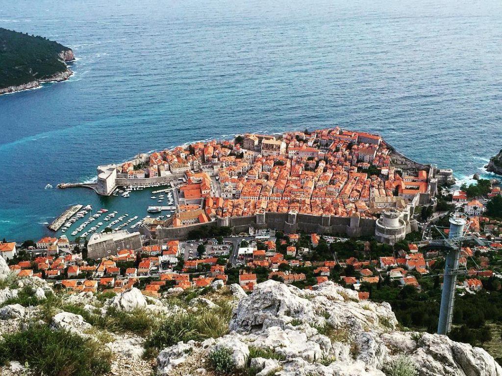Overlooking the Old City of Dubrovnik! Read about our travels to Croatia at !&hellip;