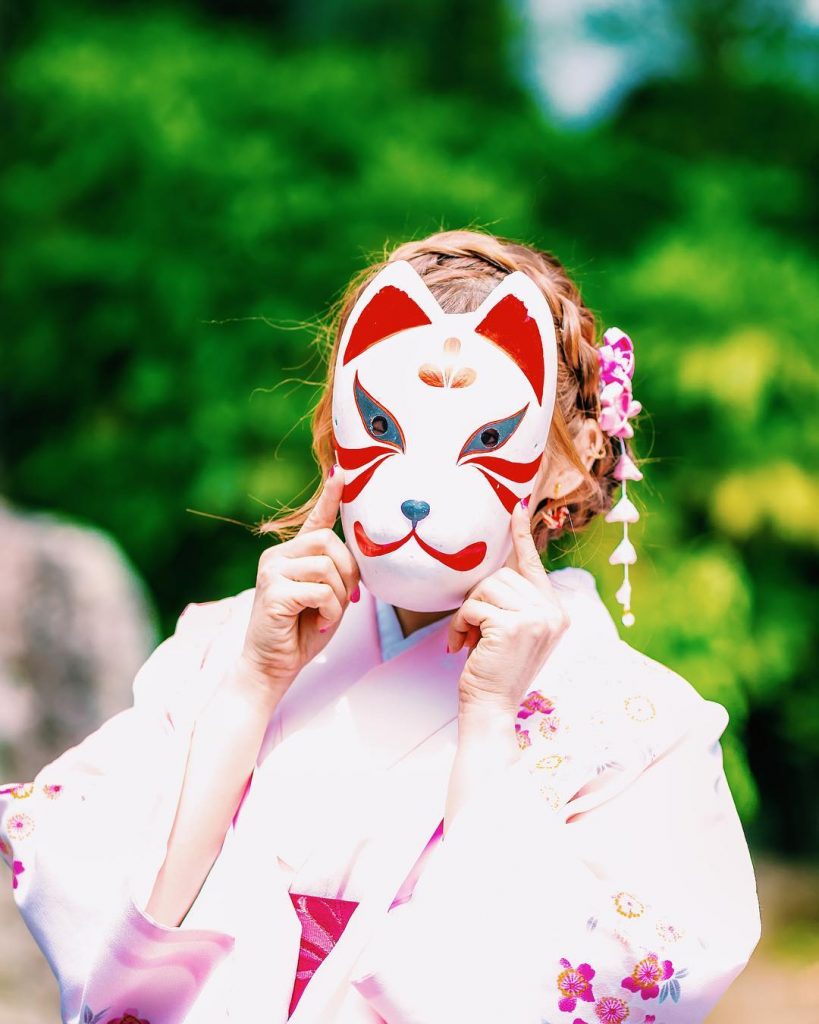 Happy Halloween?! Have you seen the Kitsune 狐 or Fox Spirit Mask before? Did&hellip;