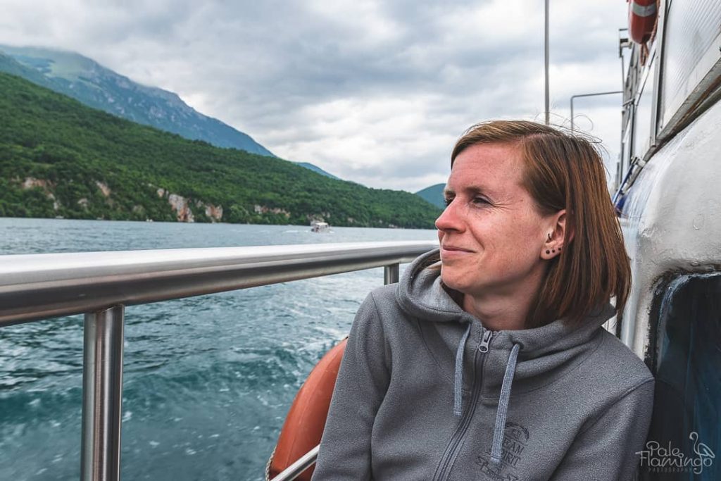 Taking a backward boat trip on lake ohrid. Destination, Sint Naum monastary. .&hellip;