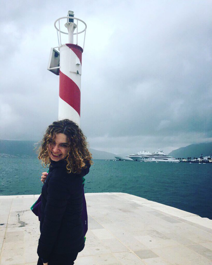 Liana is just happy with journey and having fun in country of her dream…