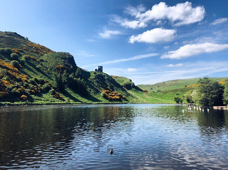 When it’s sunny in Edinburgh ️ #Edinburgh #sunny #loch #lake #summer #weekend #nature #naturelovers&hellip;