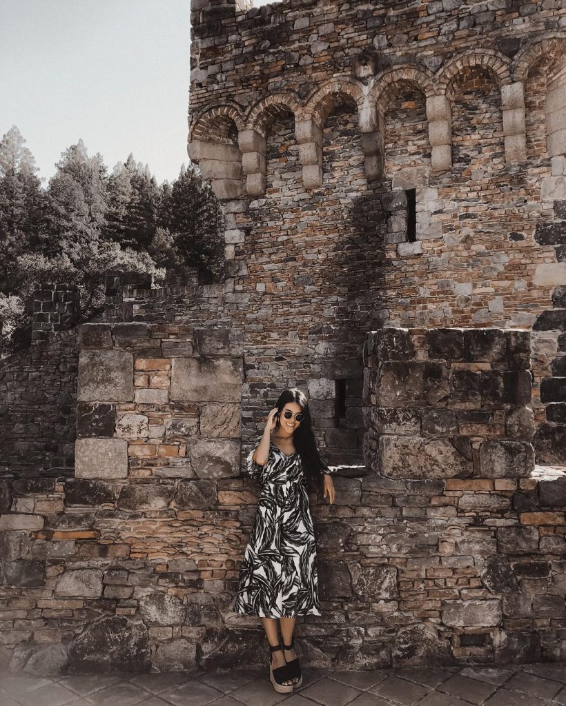 We found a castle in the middle of the (Napa) Valley