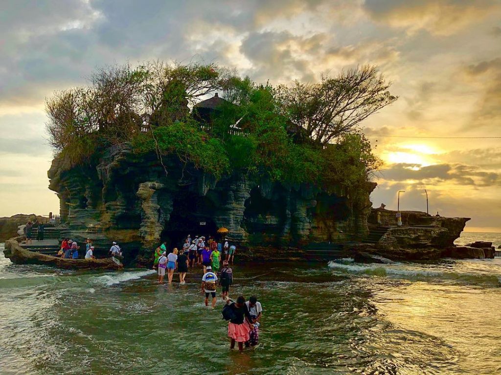Tanah Lot (originally named Tengah Lod) is a must see sight in Bali, dating&hellip;