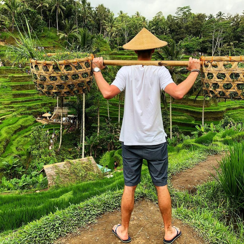 A little work out on the rice terraces helping the local community never killed&hellip;