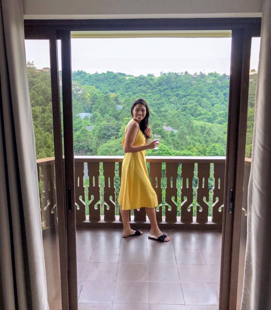 When the outside view of your room is so green and fresh and yes,&hellip;