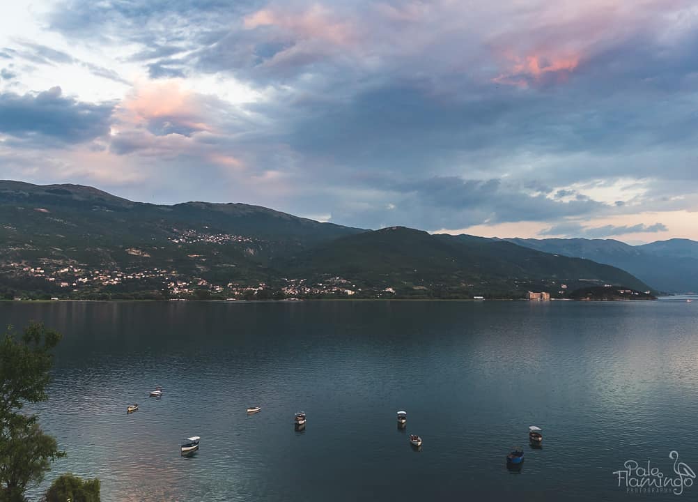 After hiking a bit uphill from Ohrid centre, this view unfolded before my&hellip;