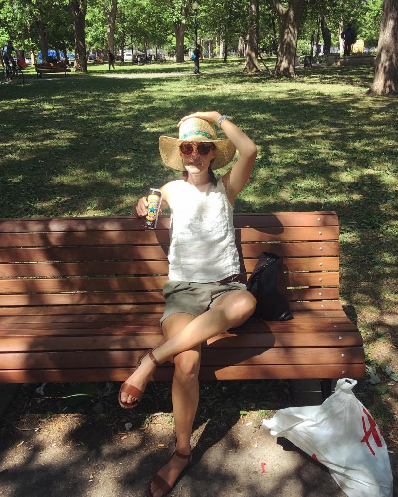 July bench beers with a total weirdo