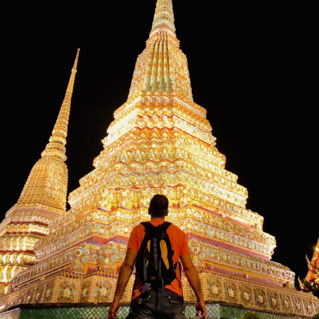 Wow! #bangkok #thailand is amazing so far! This is #watpho temple at night time.&hellip;