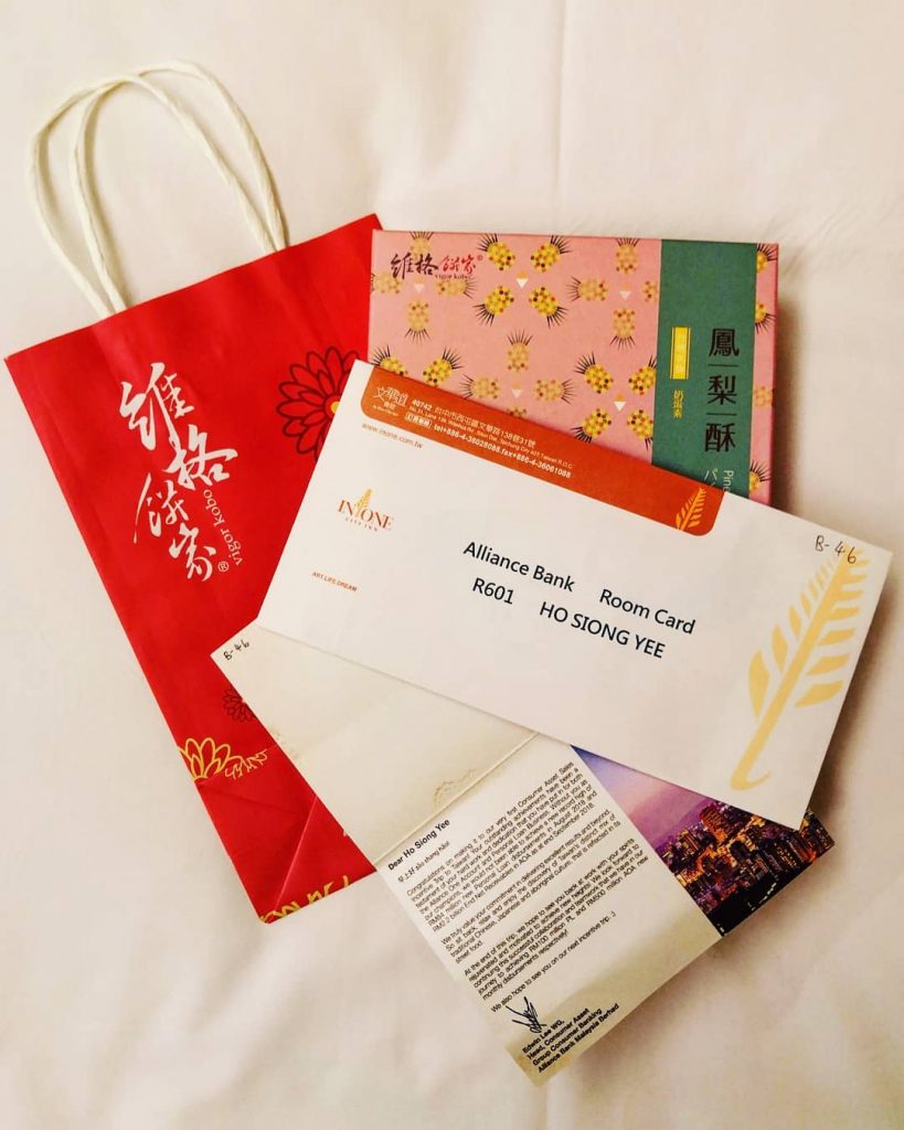 Welcoming gift #ebonyvacation #taichung #taiwan #companyincentivetrip