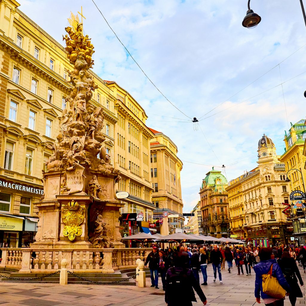 A Holy Trinity column erected in commemoration of the end of the Great Plague&hellip;