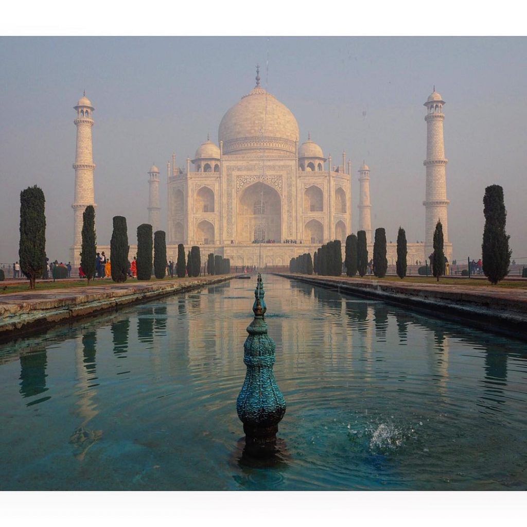 Taj Mahal A wonder of the world to kick start the year! #tajmahal #agra&hellip;