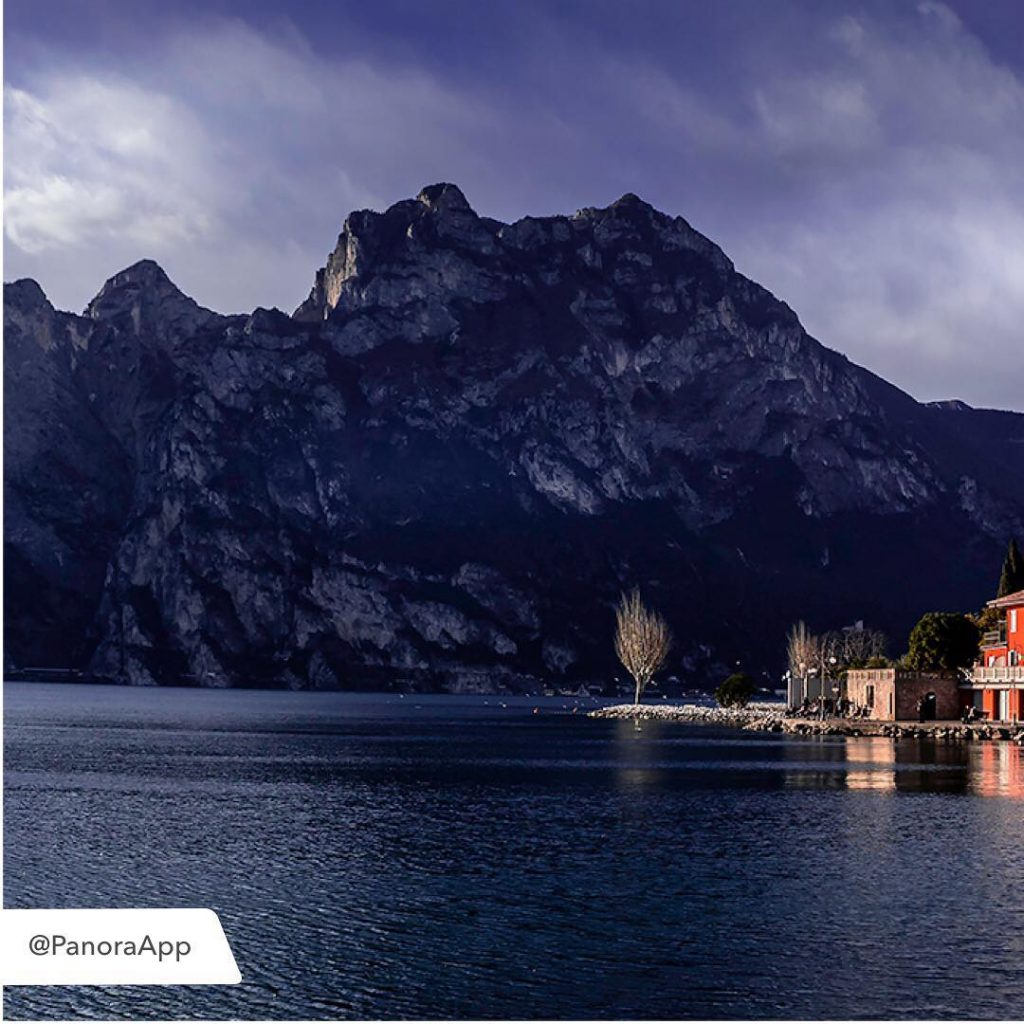 Awesome Lake Garda, cute town Riva del Garda, another panoramic shot in my collection…