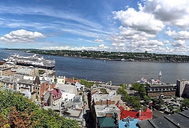 Gazing on this crisp view of Quebec City’s St. Lawrence River. What are your&hellip;