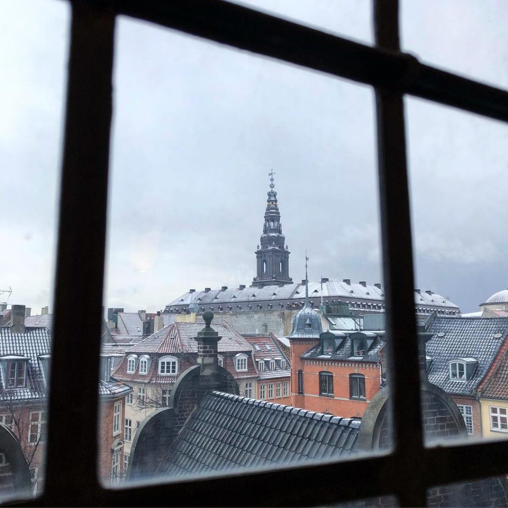 Frosty Copenhagen seen from above ????