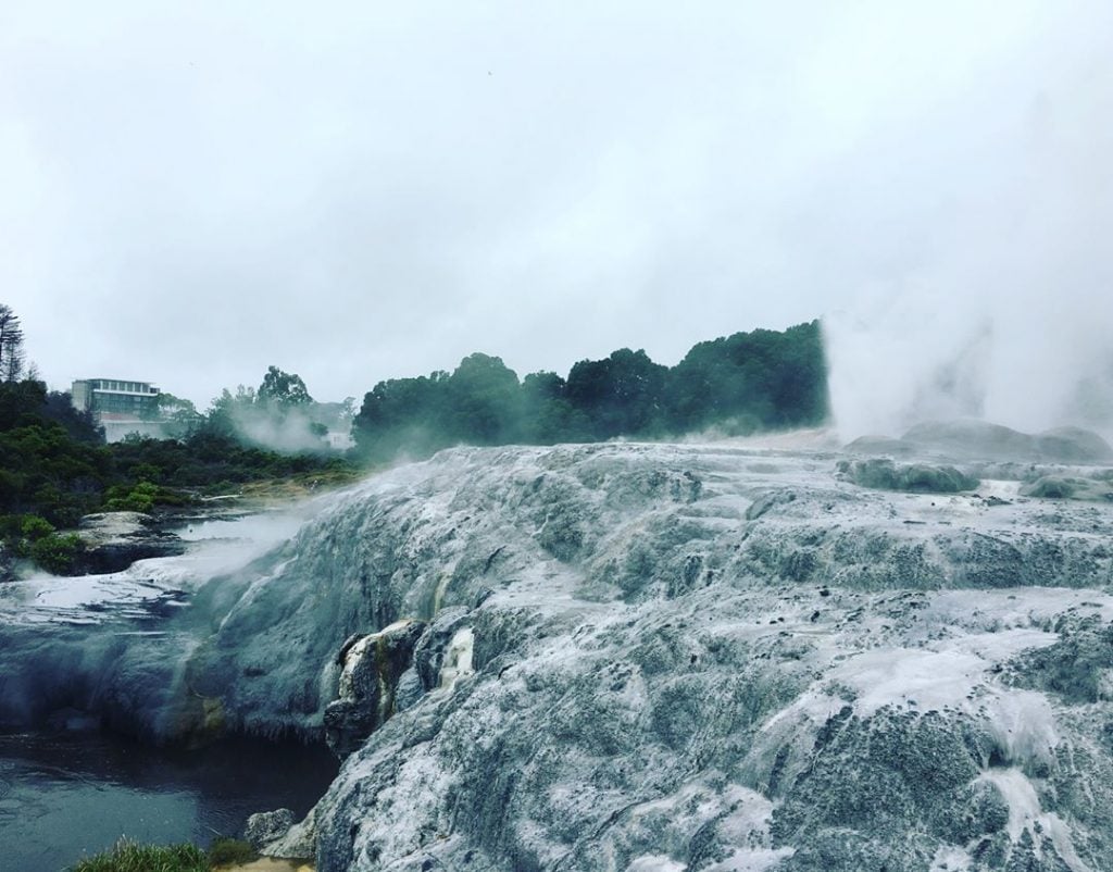 Rotorua, New Zealand #csmidlifegapyear #memories #travel #travelblogger #travelbug #tbt #photo #adventure #amemoryaday #photooftheday #apictureaday …