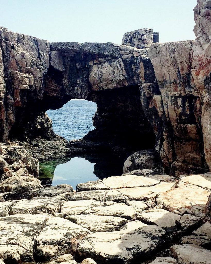 A window to the sea on Lokrum Island, just off the coast of Dubrovnik.…