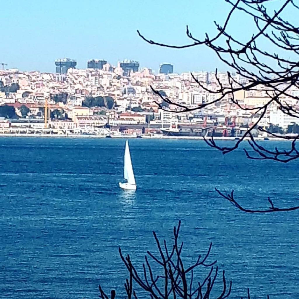 Tagus River and Lisbon taken from the Almada side . . . . .&hellip;