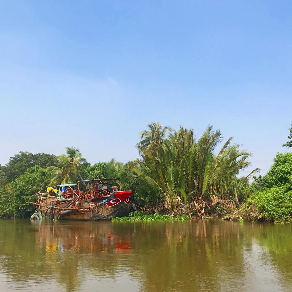 Mekong delta wanderings yesterday! . . . #vietnam #mekong #mekongriver #mekongdelta #siagon #visitvietnam #travelvietnam&hellip;