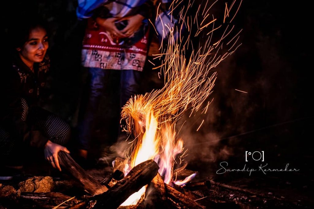 | | Camp Fire At Rishyap | | Nikon D5200, 50mm #winternight #coldnight #campfire&hellip;