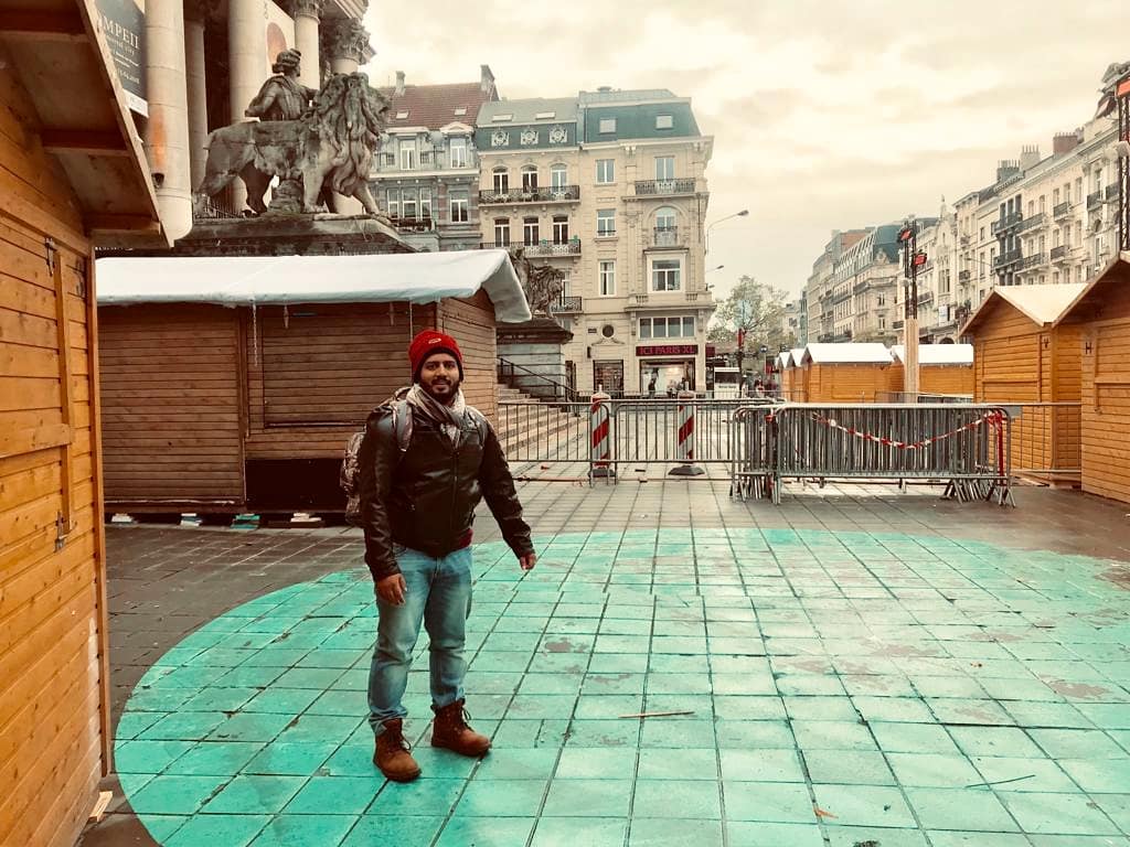 Somewhere lost with a backpack in the streets of Brussels . . . .&hellip;