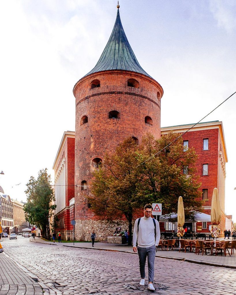 One of the many landmarks at the Old Riga, Latvia ???????? #powdertower • •&hellip;