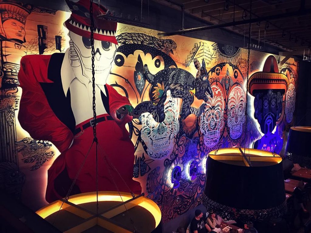 Mural from one of my favourite restaurants in Toronto! . #toronto #torontostreets #streetsoftoronto #torontofood&hellip;