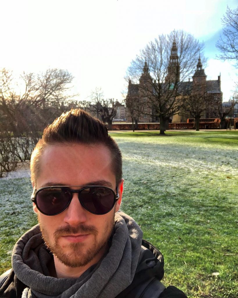 Beautiful start of the day visiting the stunning Rosenborg Castle