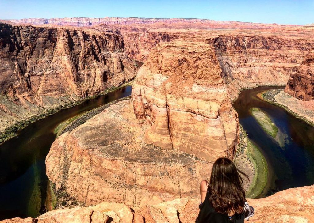 In every walk with nature one receives far more than he seeks. #horseshoebend #page&hellip;