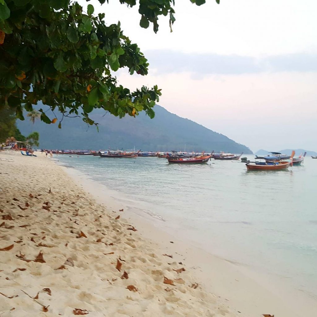Good morning #boattrip #snorkeling #whitebeach #bluewater #boat #island #sun #sunny #palmtree #thailand #kohlipe #culture…