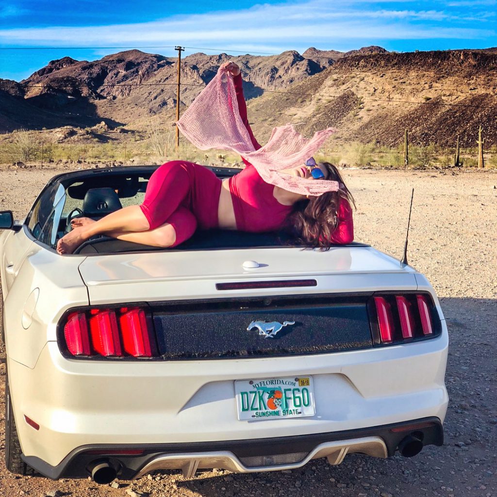 “Where’s your license?” “It’s on the bumper. Back here” . . . . .…