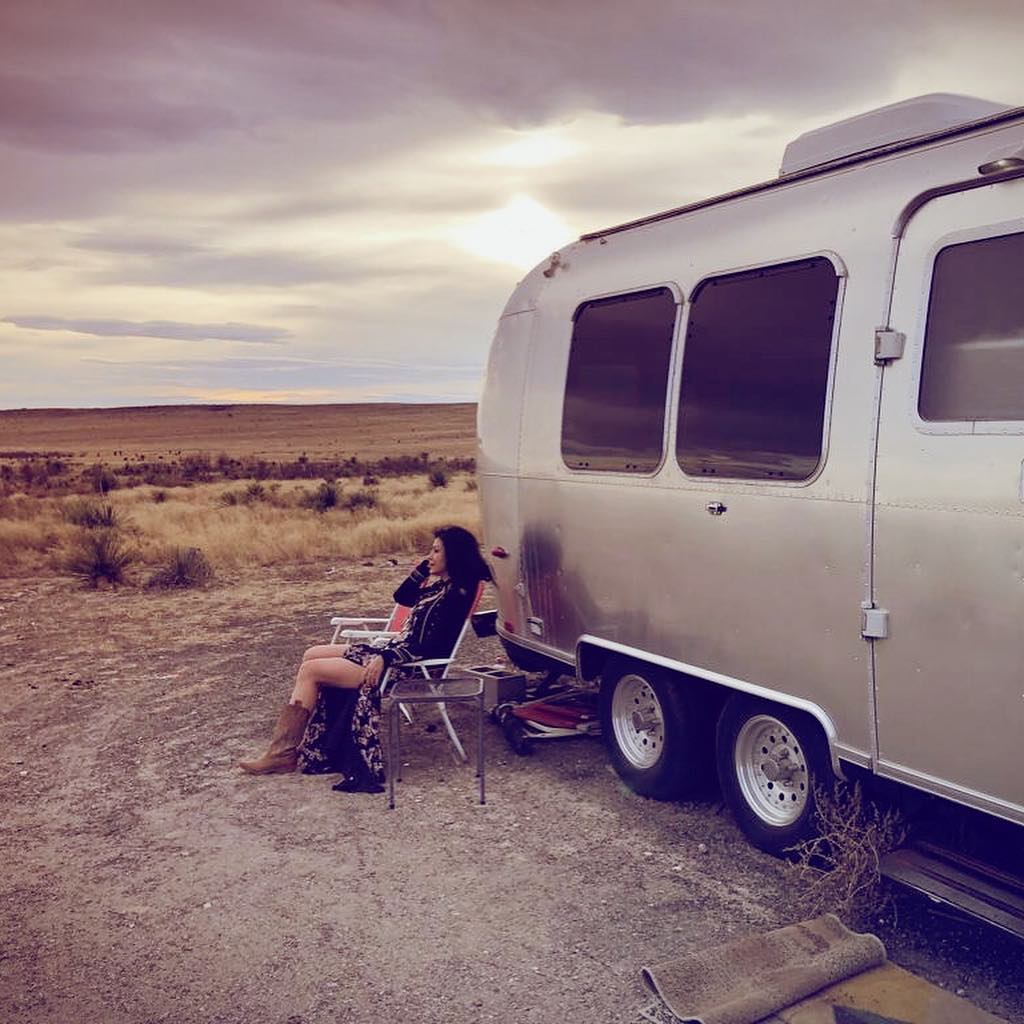 Sometimes I wish I lived in an #airstream #airstreamlife #marfa #marfatexas #texas