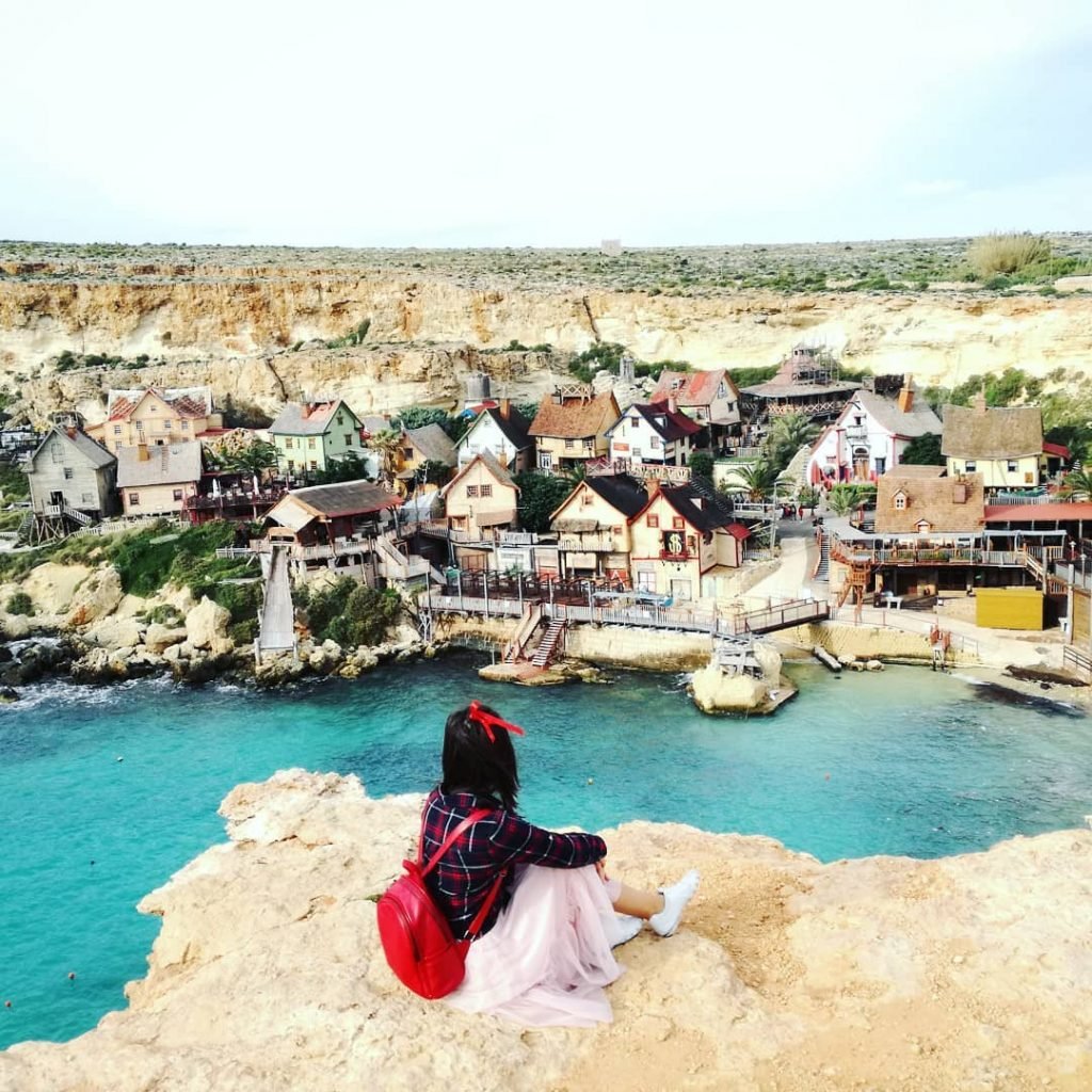 Don’t just exist. Live your life to the fullest! #malta #maltatravel #maltaphotography #popeyevillage #viewfromthetop…