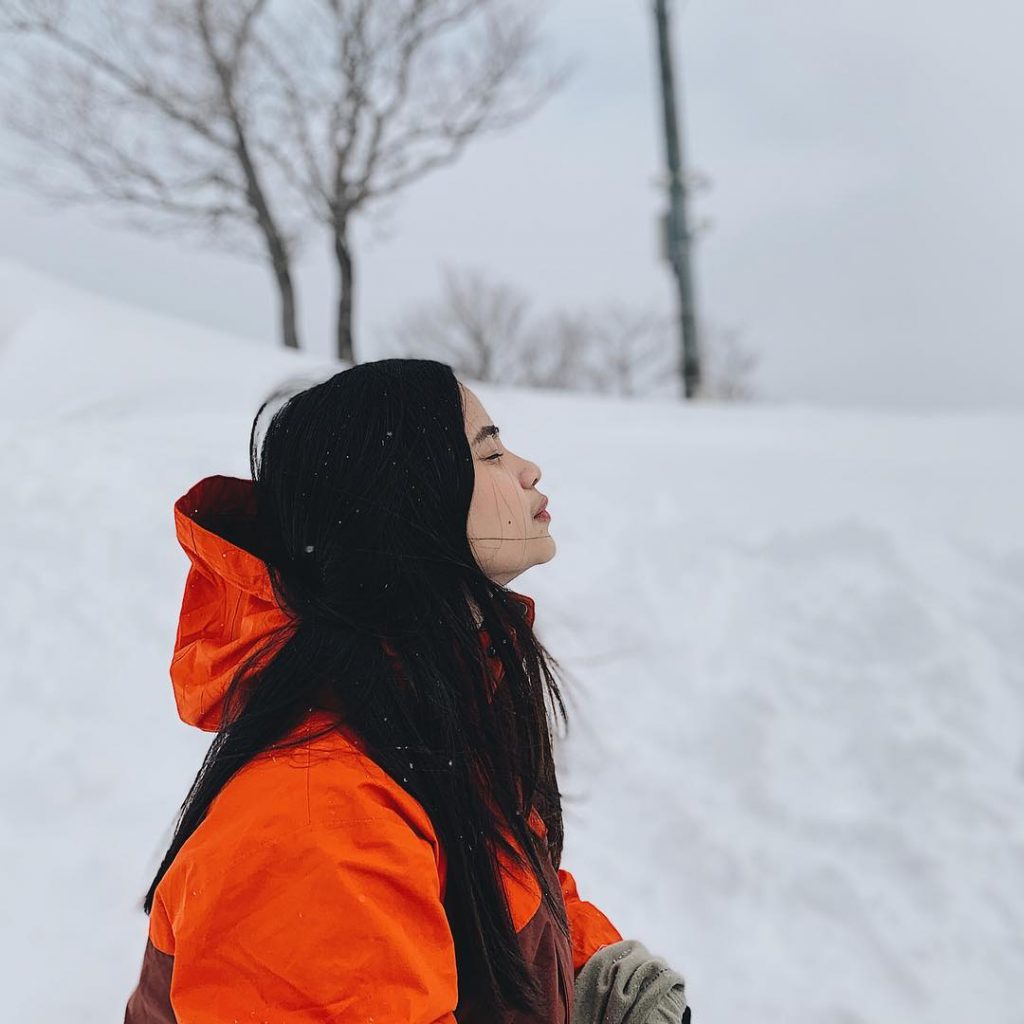 My first snow experience ️️️️️️