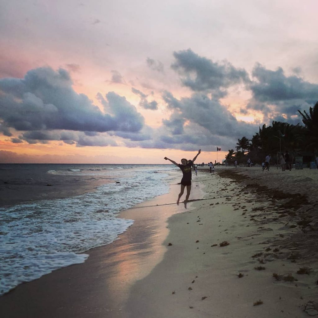 Snow thanks! We’ll take white sand instead ️ : @alexzielinski, Mexico, Dec. 2018 •&hellip;