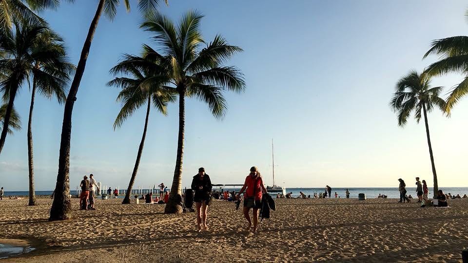 Honolulu, Hawaii ???????? #travelgram #bnesimppl #travel #travelphotography #travelblogger #palmtrees #waikiki #waikikibeach #oahu #hawaii #hawaiilife