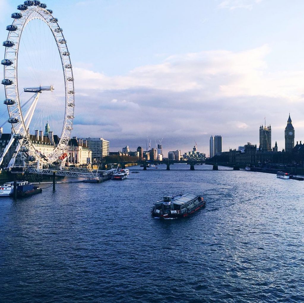view of london from the golden jubilee bridge, taken prior to big ben’s 5&hellip;
