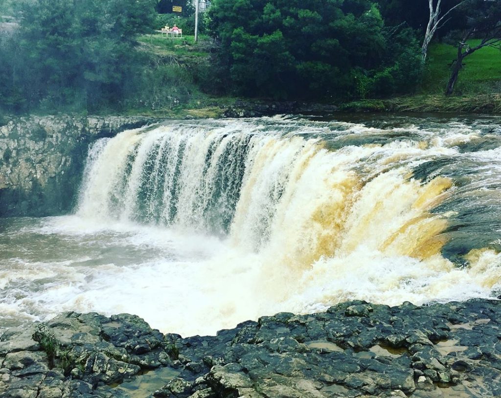 Haruru Falls, Waitangi; New Zealand #csmidlifegapyear #memories #travel #travelblogger #travelbug #tbt #photo #adventure #amemoryaday&hellip;
