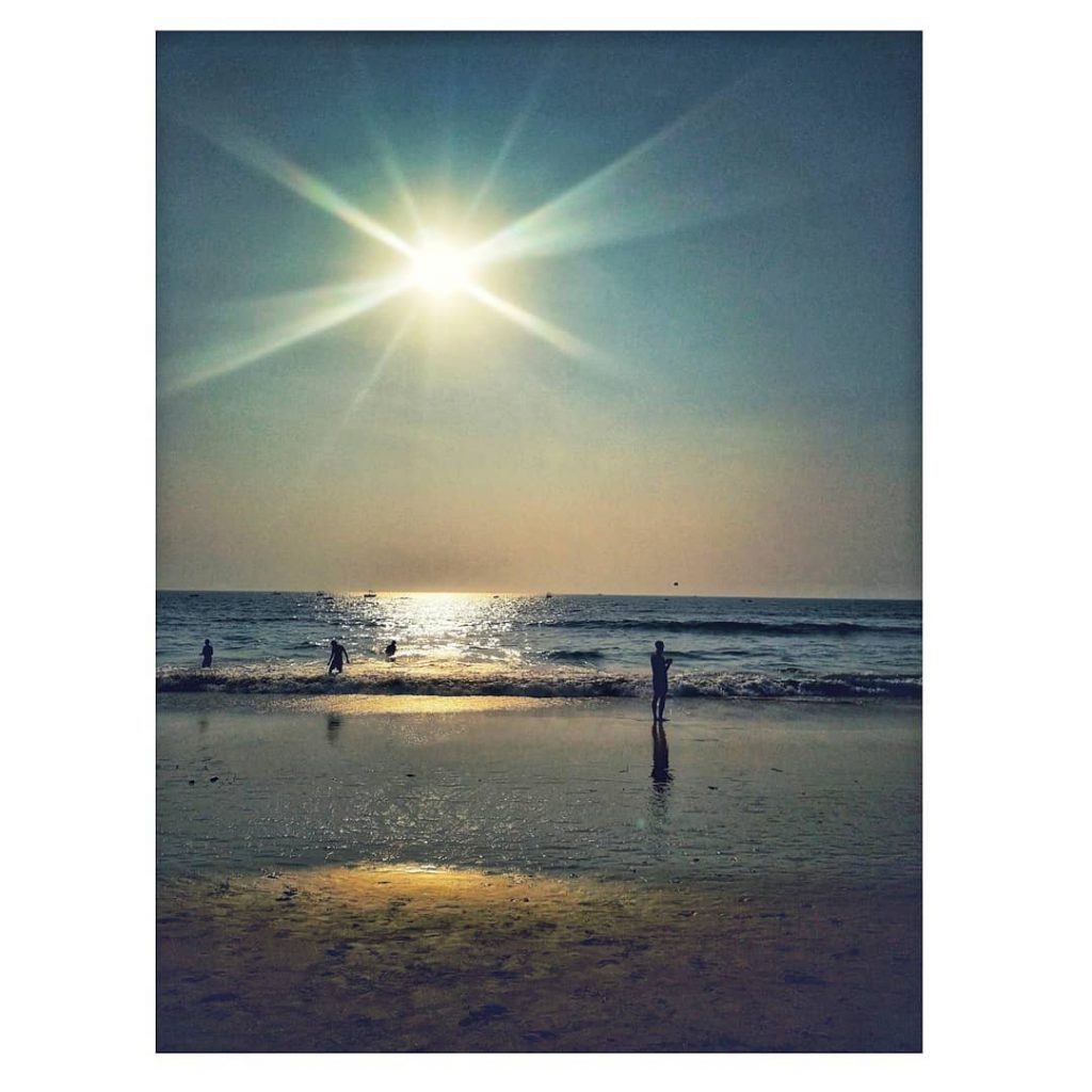 Candolim beach @goa . . . . . #beach #beachbum #beachside #beachview #sunset #evening&hellip;