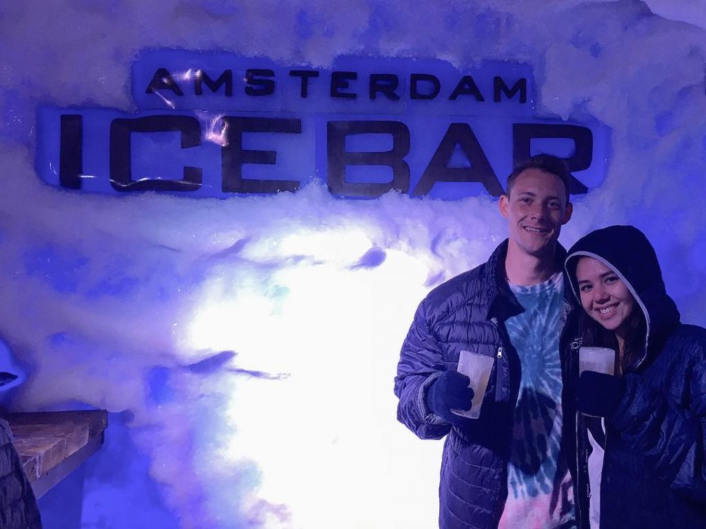 Regretting being frozen but at least the beer was crisp ️ . . #inspiredtravelcouples&hellip;