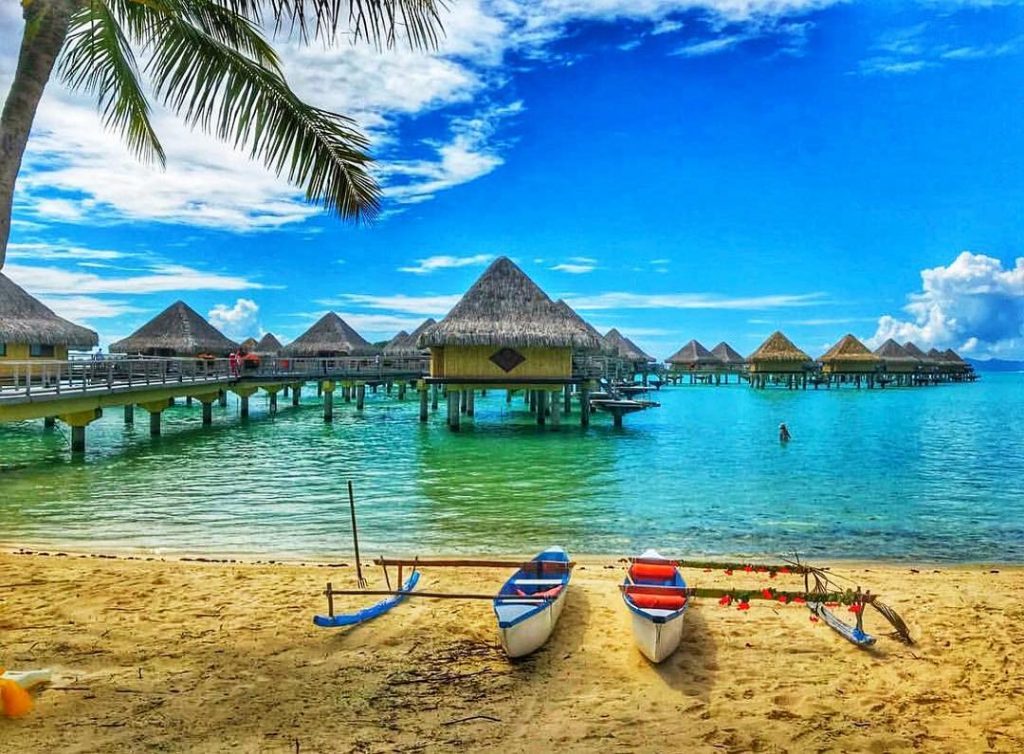 There is no greater joy for the soul than to travel #borabora Throwback from…