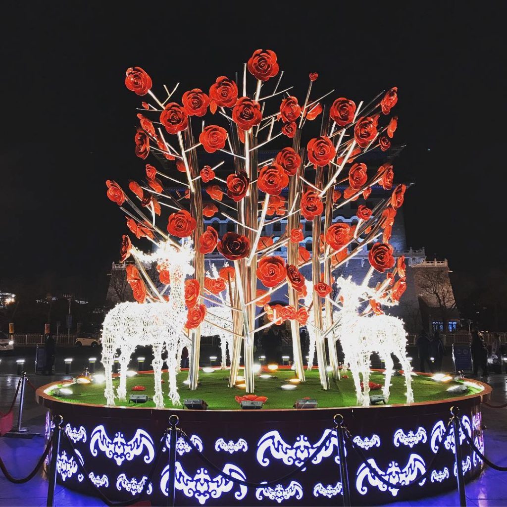 Beijing night Ночная прогулка по Пекину