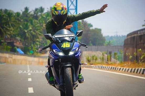 B”day boyy #bday #bdayparty #riderlife #r15v3india #babyr1 #agv #yamahariders #yamaharacing #vr46fans???????? #vr46yellowpage #neverenough #bnesimppl&hellip;