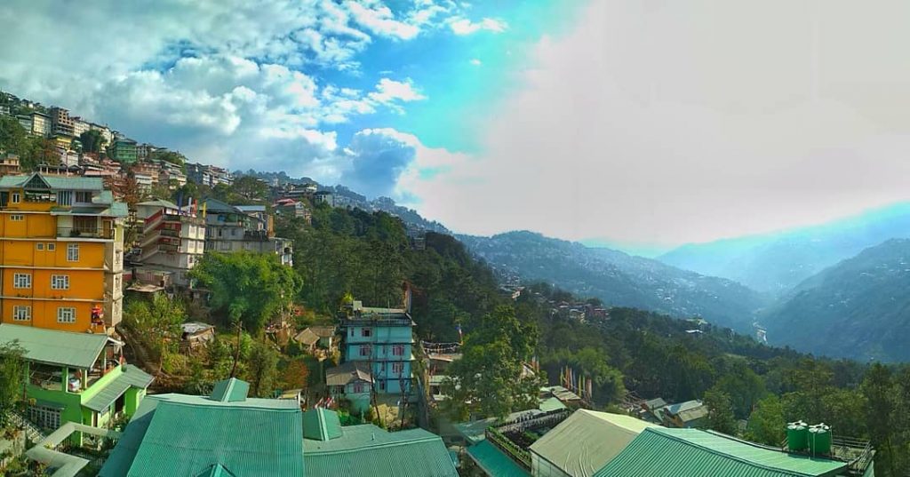#valley view from #gangtok #sikkim . Best part of traveling – It leaves you&hellip;