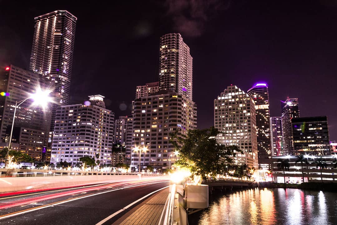 Miami Light Path Miami Nights . . . . #miami #miamicityscape #miami #miamiflorida # ...