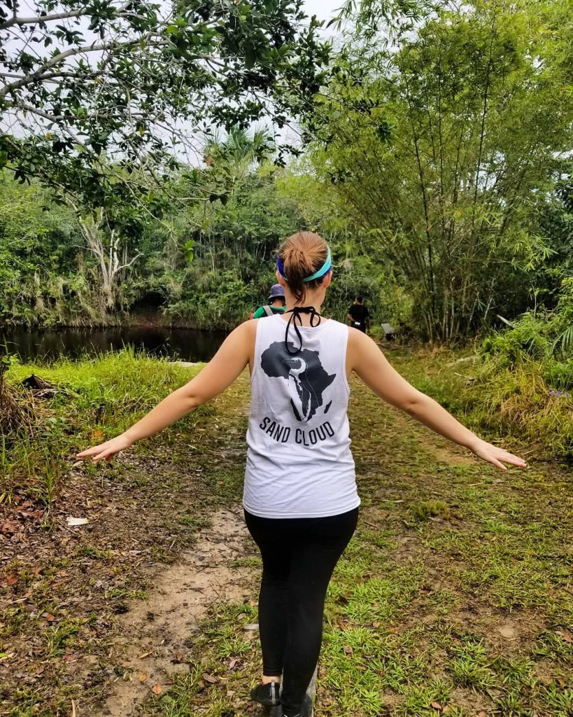 Walking through the Jungle to a Creek ‍️‍️ . . . #DontFall #SaveTheFishies #VisitGuyana&hellip;