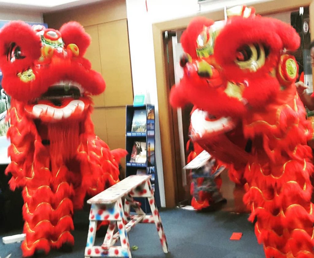 DONG DONG CHIANG! Chinese New Year mood is in the air with Lion of&hellip;