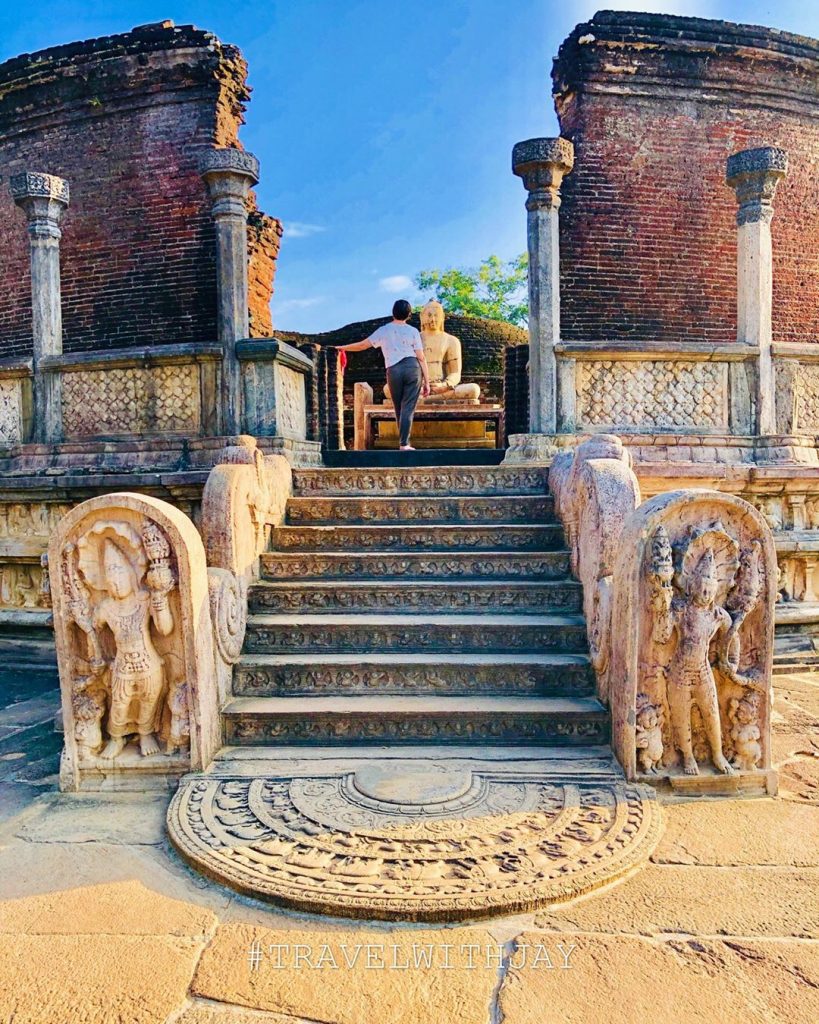 At steps of Watadageya Watadageya was the temple of the scared Tooth Relic of&hellip;
